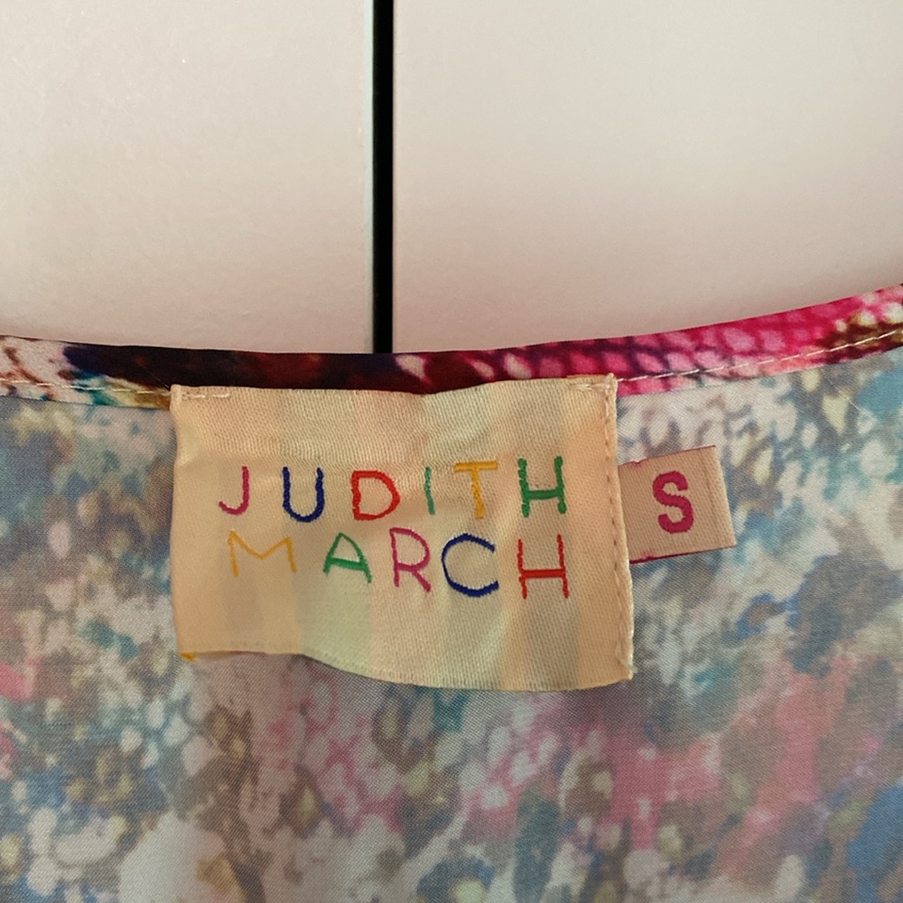 Judith March Women's Python Print Multi Color Robe Size S EUC - Picture 2 of 7